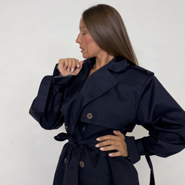 Trench jacket navy
